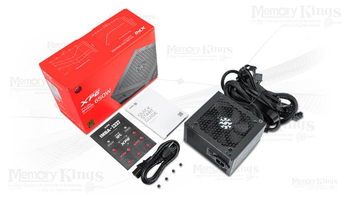 FUENTE XPG PYLON 650W 80+ BRONZE SM PYLON650B-BKCUS