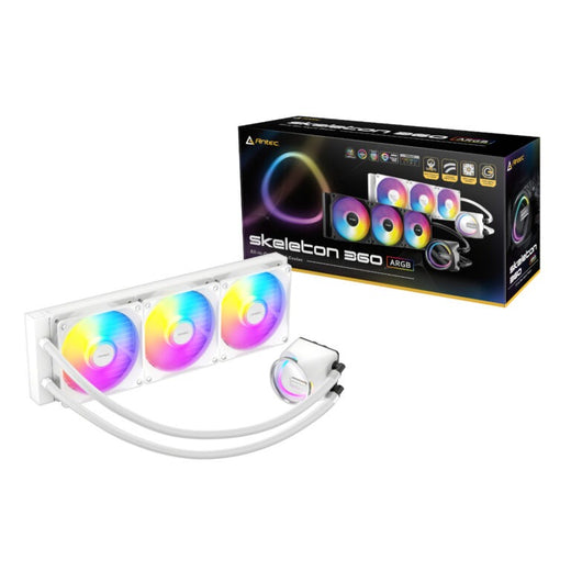 AIO LIQUID ANTEC SKELETON 360 ARGB WT