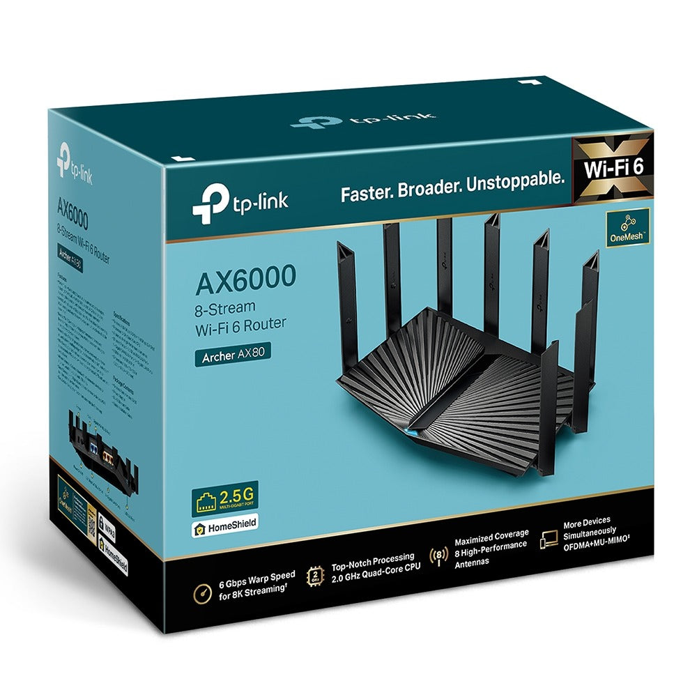 ARCHER AX80 ROUTER WIFI 6 AX6000 TP-LINK