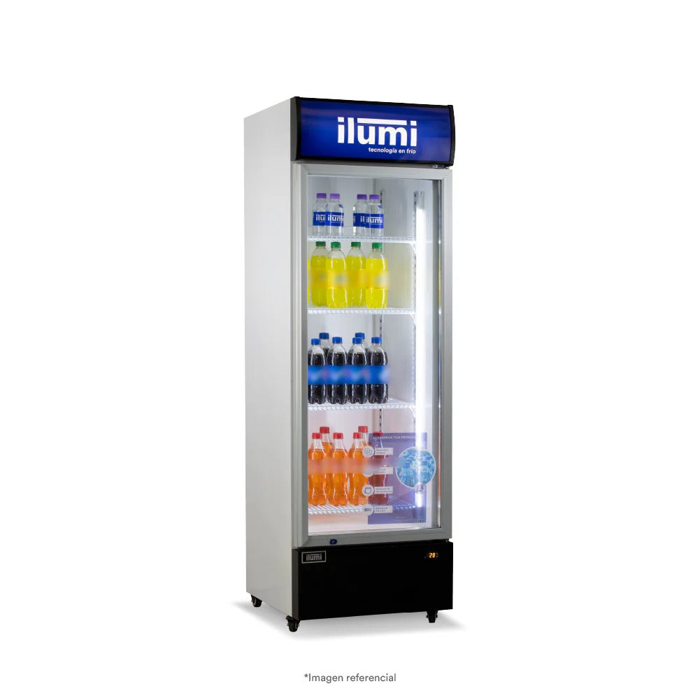 Bc Cooler (Fan Cooling) Puerta Vidrio Vertical 290L  Ilumi