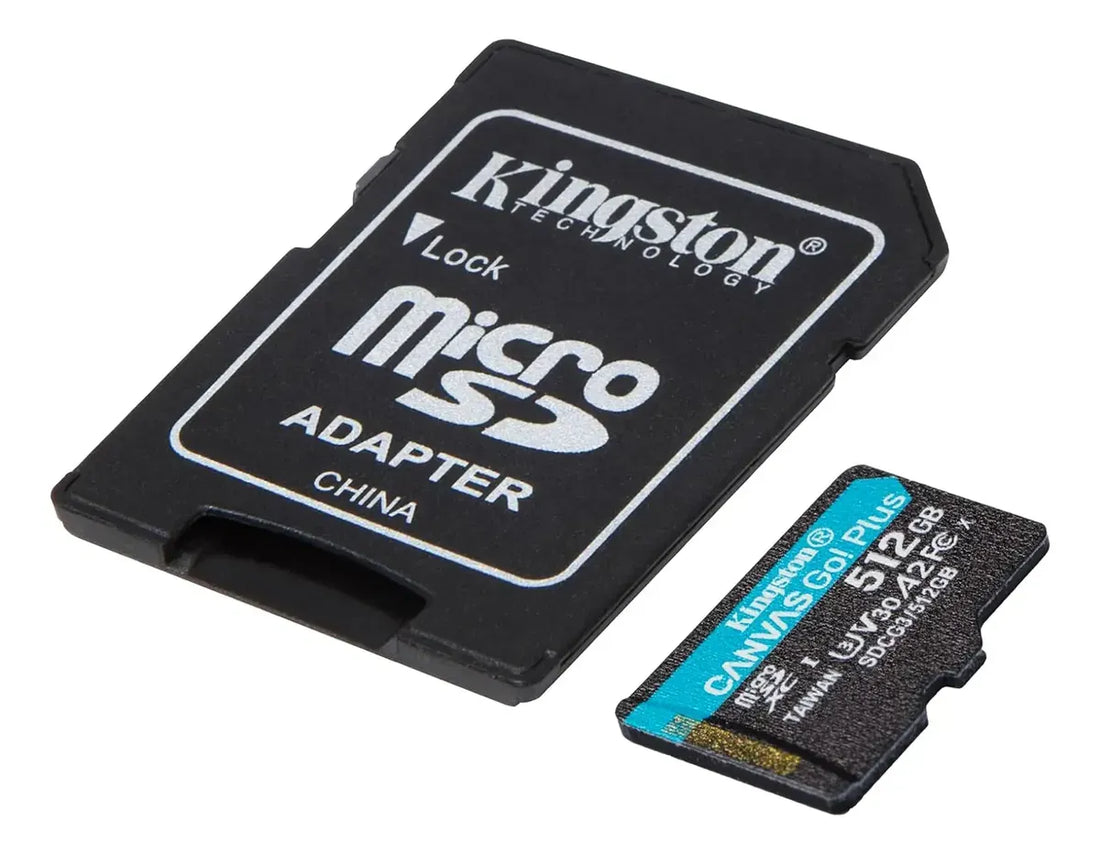 MEMORIA MICROSDXC 512GB R170MB/S W70MB/S C10+ADP KINGSTON (SDCG3/512GB)