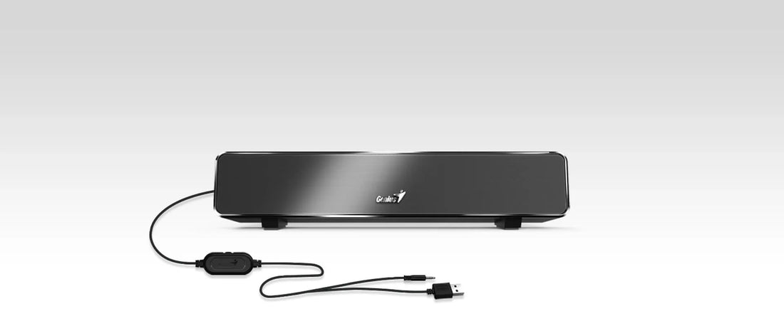 PARLANTE GENIUS SOUND BAR 100 MINI 6W 3.5MM USB POWER BLACK (31730024400)