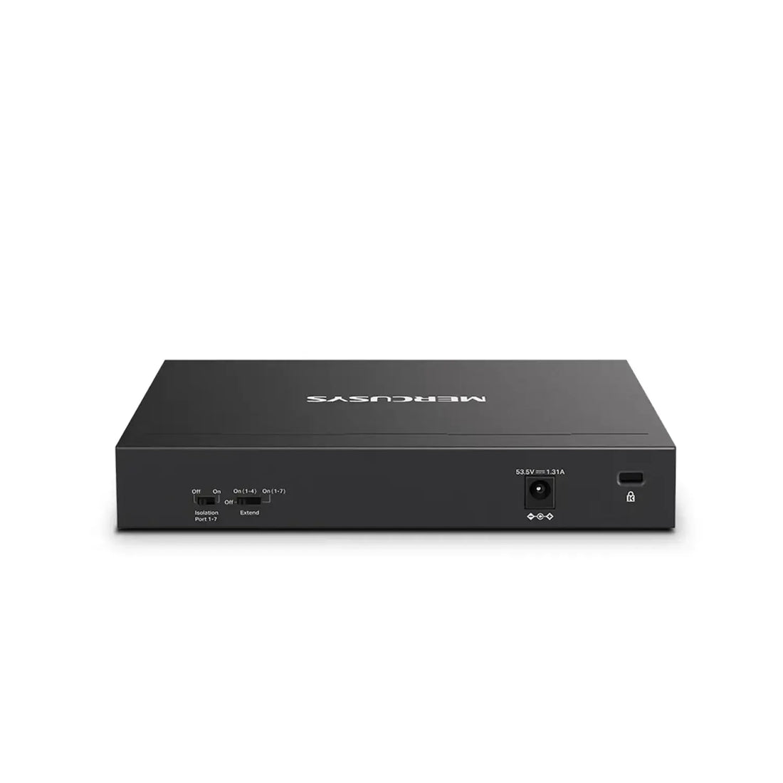 Switch MERCUSYS 8 puertos Gigabit (10/100/1000), 7 puertos PoE+ (30W c/u, 65W total)