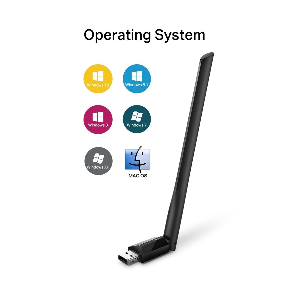 ARCHER T2U PLUS ADAPTADOR USB WIFI 5 AC600 CON ANTENA TP-LINK