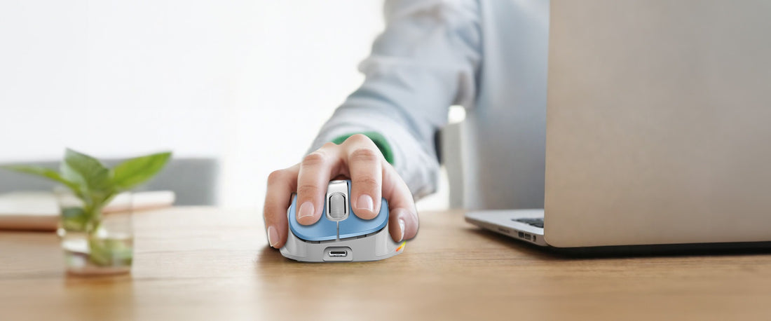 MOUSE GENIUS ERGO 9000S PRO RECARGABLE DUAL WIRELESS/BT 6-BOT SILENT RGB PINK (31030039403)