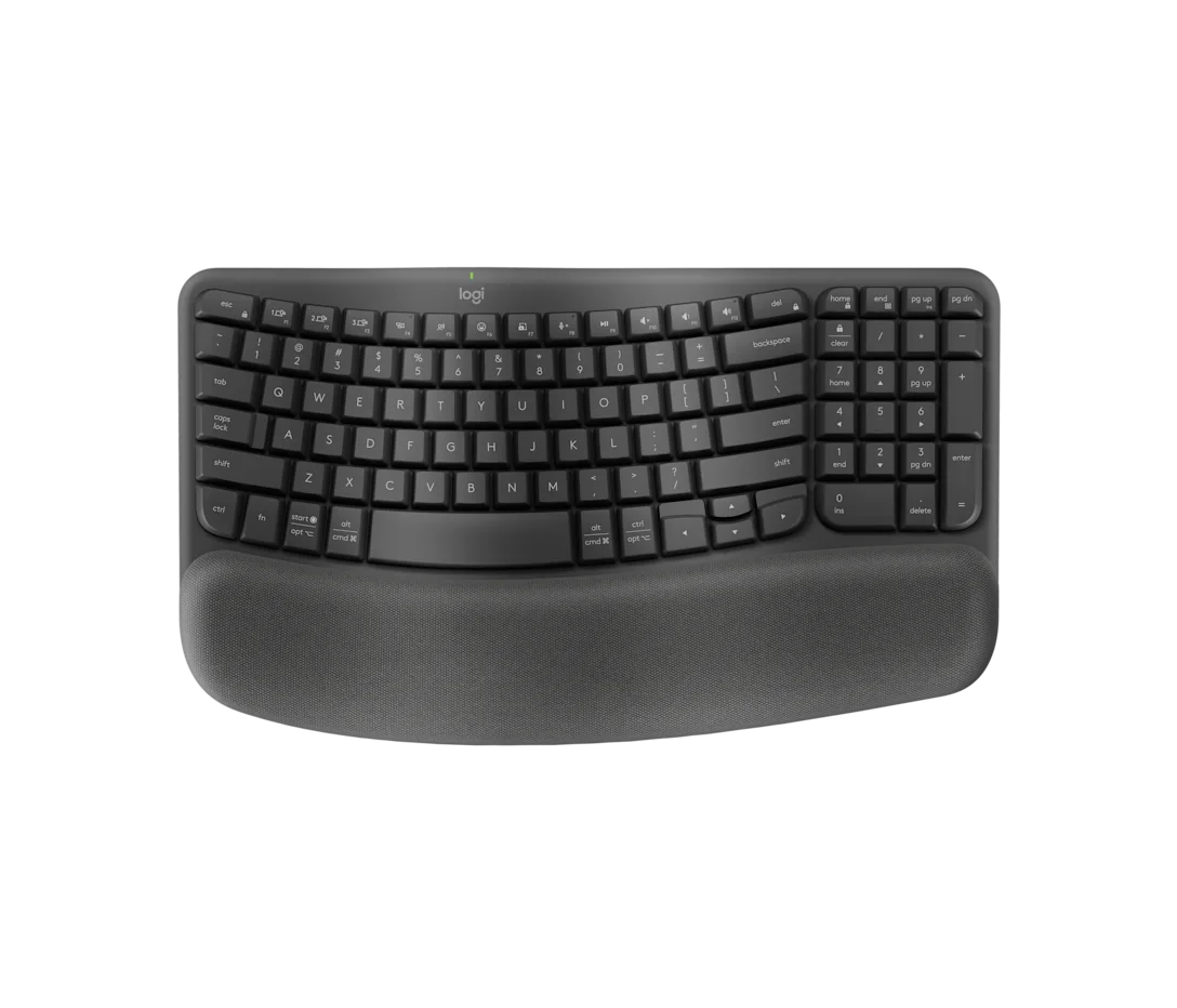 TECLADO LOGITECH ERGO WAVE WIRELESS BOLT/ BT / SP GRAPHITE (920-012278)-P