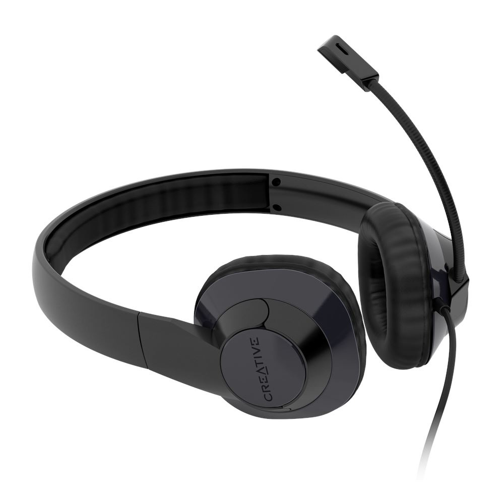 AUDIFONO C/MICROF. CREATIVE HS-720 V2 USB-A 30MM MICROMONITORIZACI? NOISE-CANCELLING MUTE LIGERO 135G BLACK (51EF0960AA000)