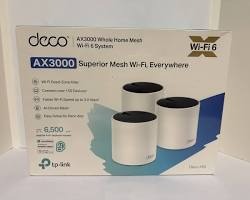 DECO X55 (3-PACK) MESH WIFI 6 AX3000 DUAL BAND TP-LINK