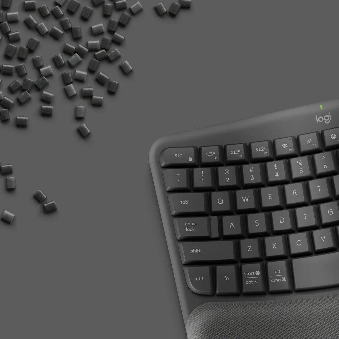 TECLADO LOGITECH ERGO WAVE WIRELESS BOLT/ BT / SP GRAPHITE (920-012278)-P