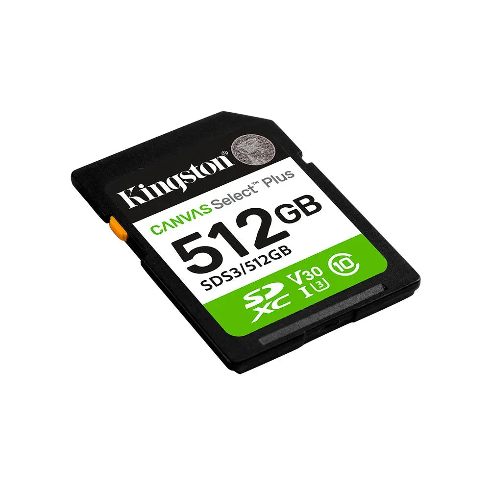 MEMORIA SDHC 512GB 100MB/S C10 KINGSTON (SDS2/512GB)