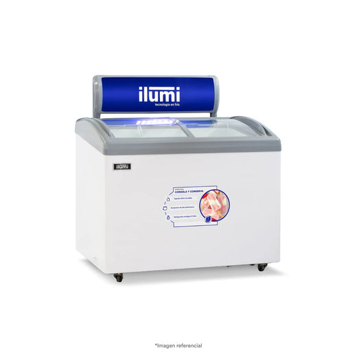 Congeladora Vidrio Corredizo 360 Litros Ilumi