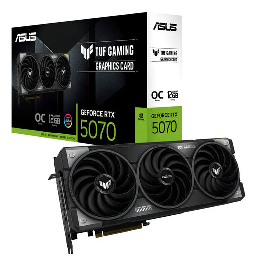 Tarjeta De Video Asus Tuf-Rtx5070-O12G-Gaming, 12Gb Gddr7, Pcie Gen 5.0