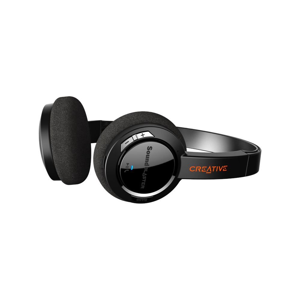 AUDIFONO C/MICROF. CREATIVE SB JAM V2 BT MULTIPOINT 32MM DUAL MIC LIGERO 84G CARGA USB-C APTX-HD/APTX LL/APTX/SBC BLACK (51EF0950AA000)