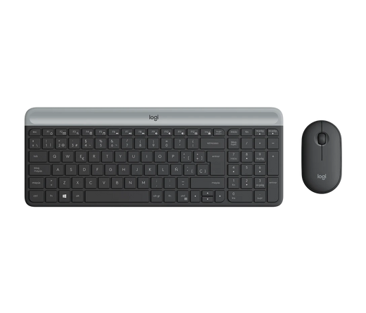 TECLADO LOGITECH + MOUSE MK470 WIRELESS SLIM USB