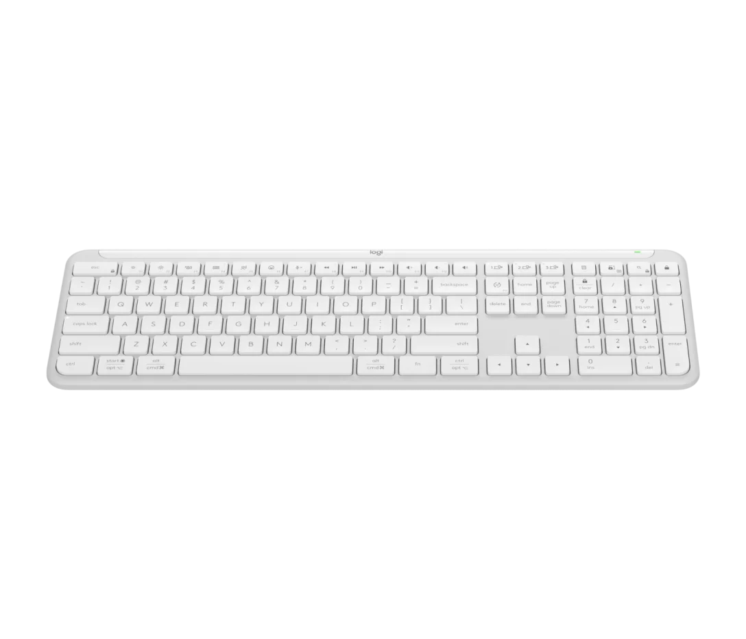 TECLADO LOGITECH SLIM SILENT K950 WIRELESS BOLT/BLUETOOTH SP WHITE (920-012593)