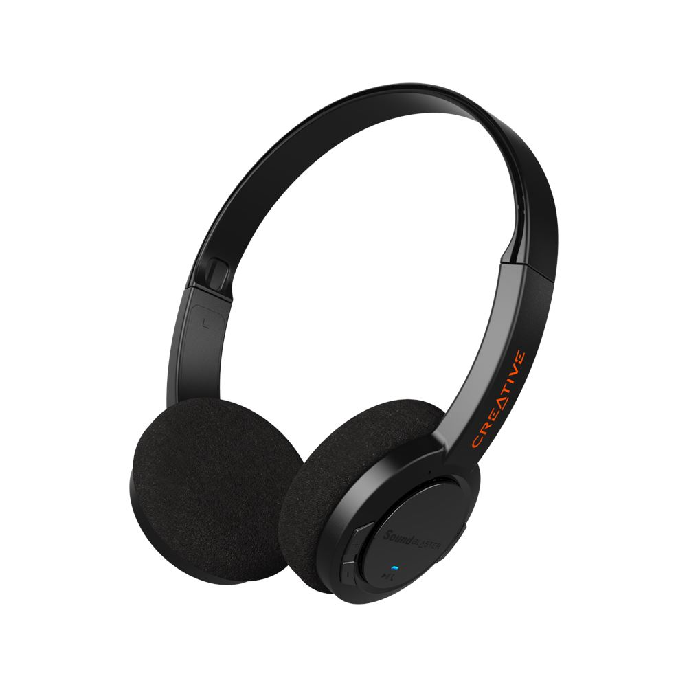 AUDIFONO C/MICROF. CREATIVE SB JAM V2 BT MULTIPOINT 32MM DUAL MIC LIGERO 84G CARGA USB-C APTX-HD/APTX LL/APTX/SBC BLACK (51EF0950AA000)