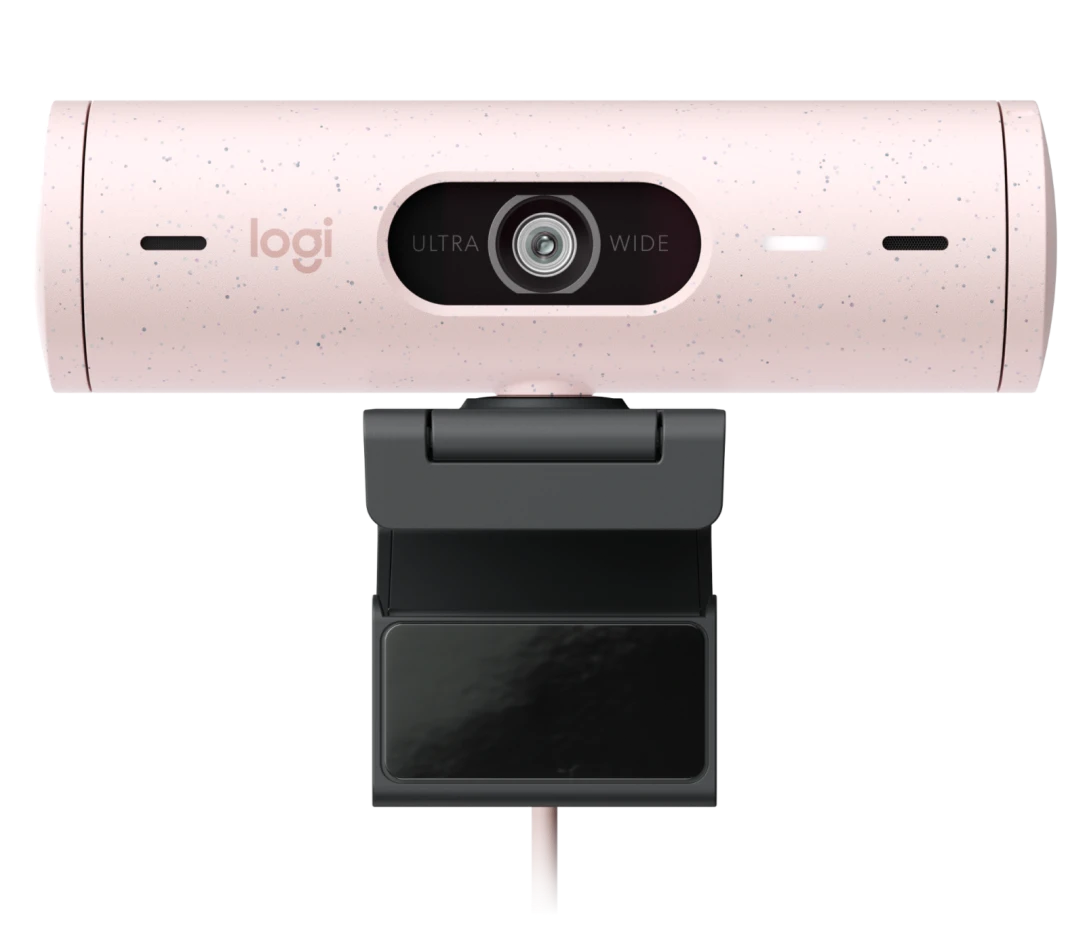 CAMARA LOGITECH BRIO 500 FHD 1080P USB-C ROSE (960-001418)-P