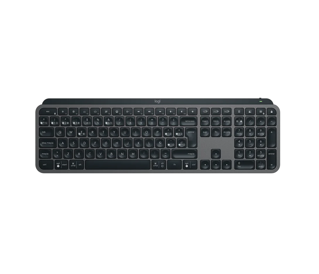 TECLADO LOGITECH MX KEYS S ILLUMINATED WIRELESS / BT BLACK SP (920-011561)