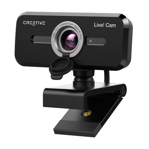 CAMARA CREATIVE LIVE! CAM SYNC V2 FHD 1080P C/TAPA DUAL MIC USB BLACK (73VF088000000)
