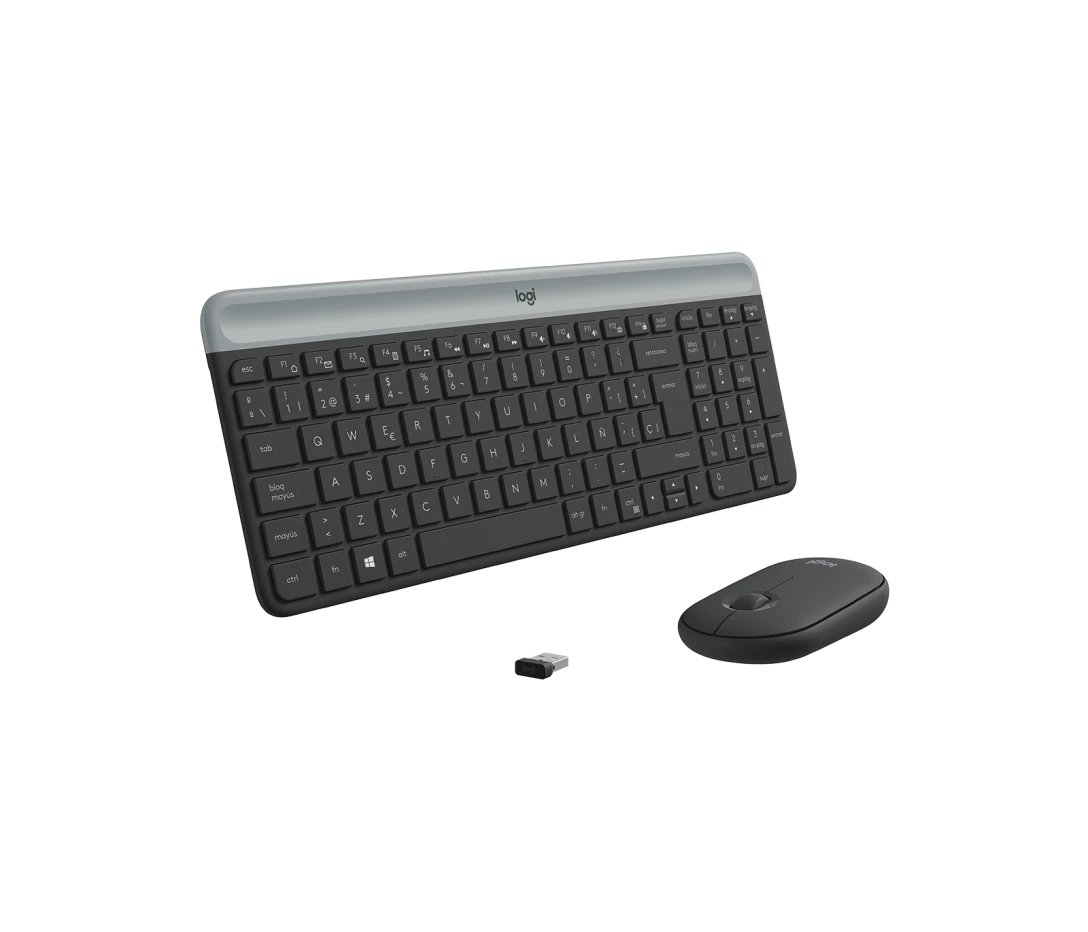 TECLADO LOGITECH + MOUSE MK470 WIRELESS SLIM USB