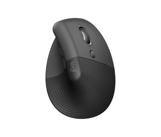 MOUSE LOGITECH LIFT VERTICAL WIRELESS/BT BLACK (910-006466)-P