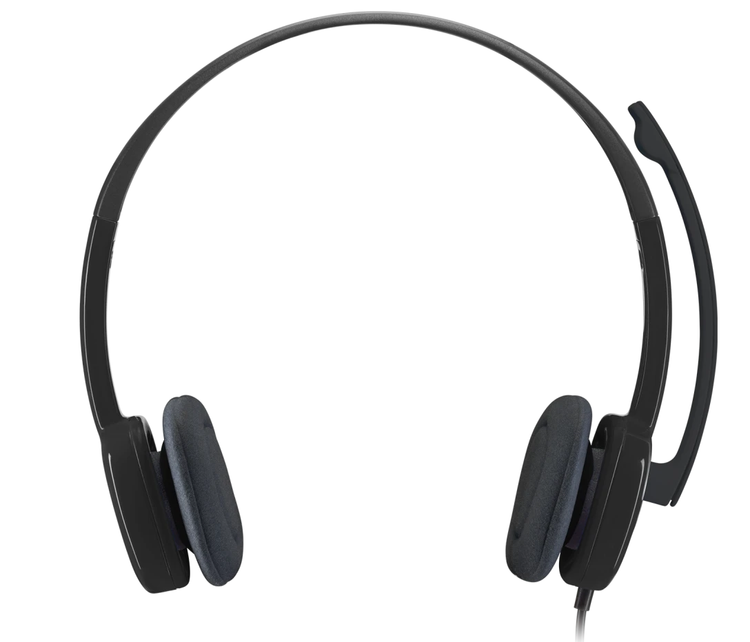 AUDIFONO C/MICROF. LOGITECH H151 STEREO BLACK (981-000587)-UY