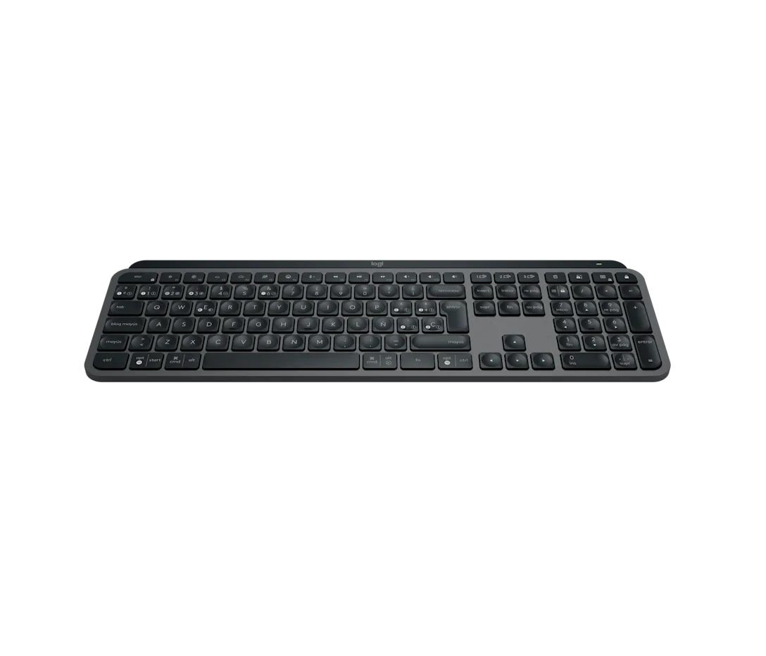 TECLADO LOGITECH MX KEYS S ILLUMINATED WIRELESS / BT BLACK SP (920-011561)