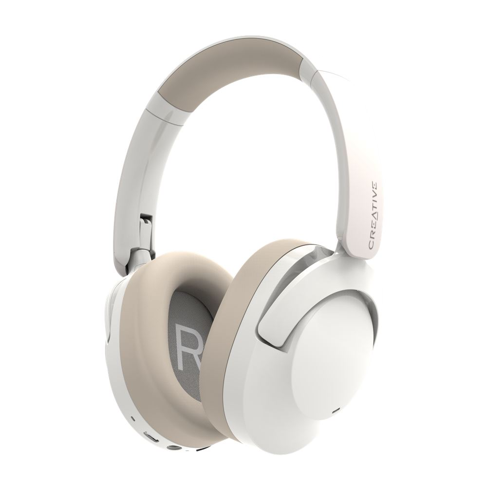 AUDIFONO C/MICROF. CREATIVE ZEN HYBRID 2 BT MULTIPOINT 40MM 67H ANC/ENC/AAC CARGA USB-C CREMA (51EF1140AA000)