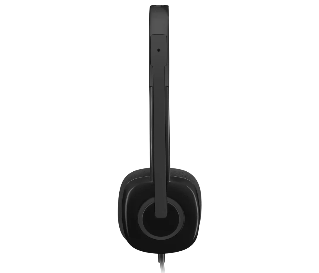 AUDIFONO C/MICROF. LOGITECH H151 STEREO BLACK (981-000587)-UY