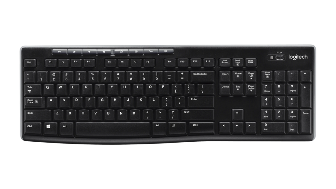 TECLADO LOGITECH K270 WIRELESS UNIFYING USB SP BLACK (920-004426)
