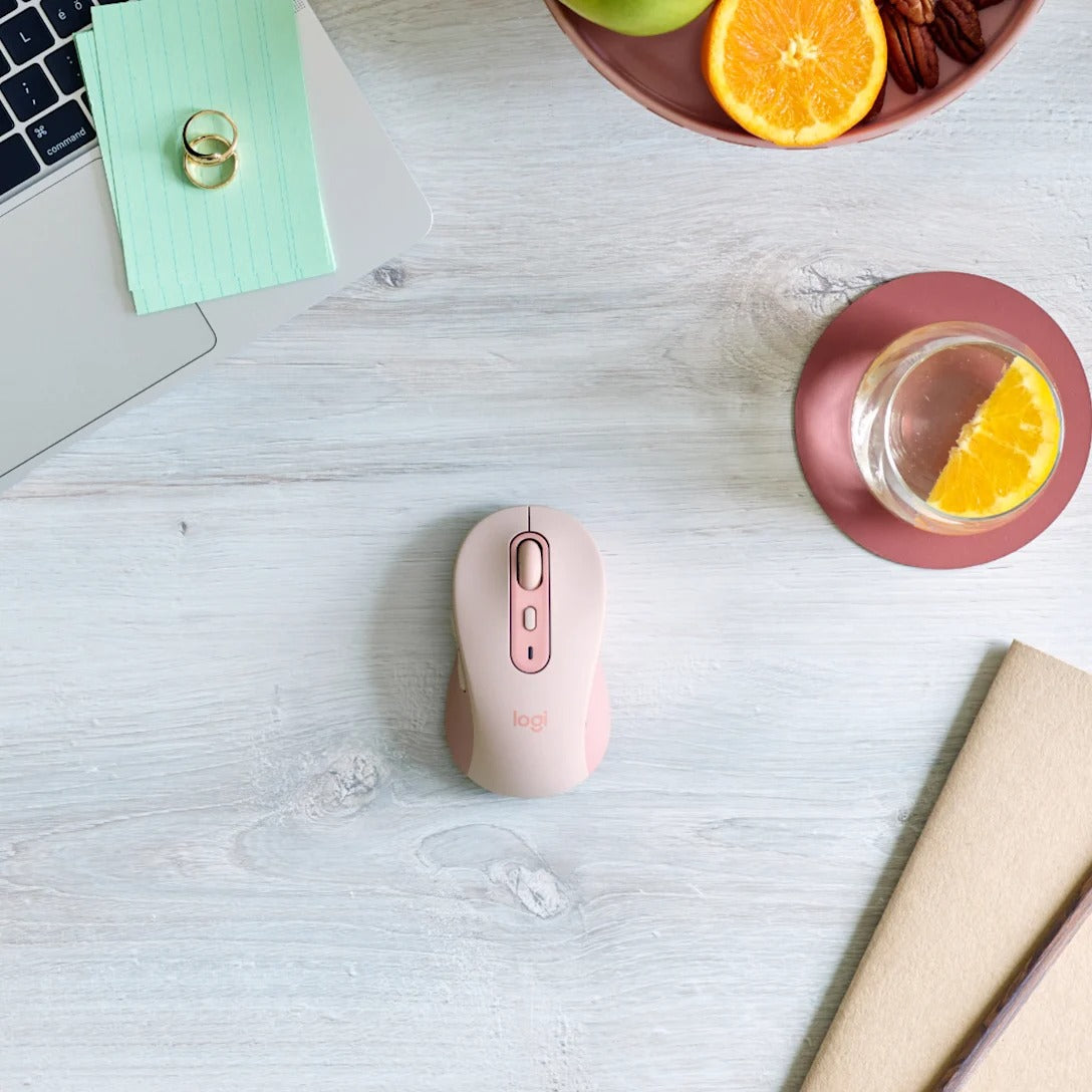 MOUSE LOGITECH SIGNATURE M650 SILENT WIRELESS/BLUETOOTH ROSE (910-006251)