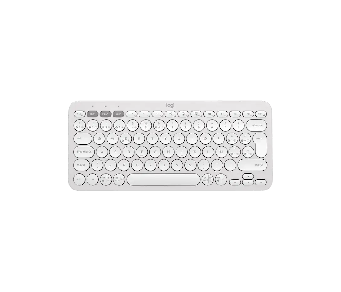 TECLADO LOGITECH PEBBLE 2 K380S BLUETOOTH/WIRELESS SP ROSE (920-011785)-P
