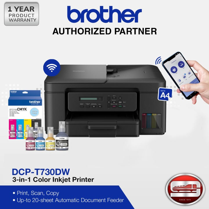 IMP. MULTIFUNCIONAL DE TINTA BROTHER DCP-T730DW