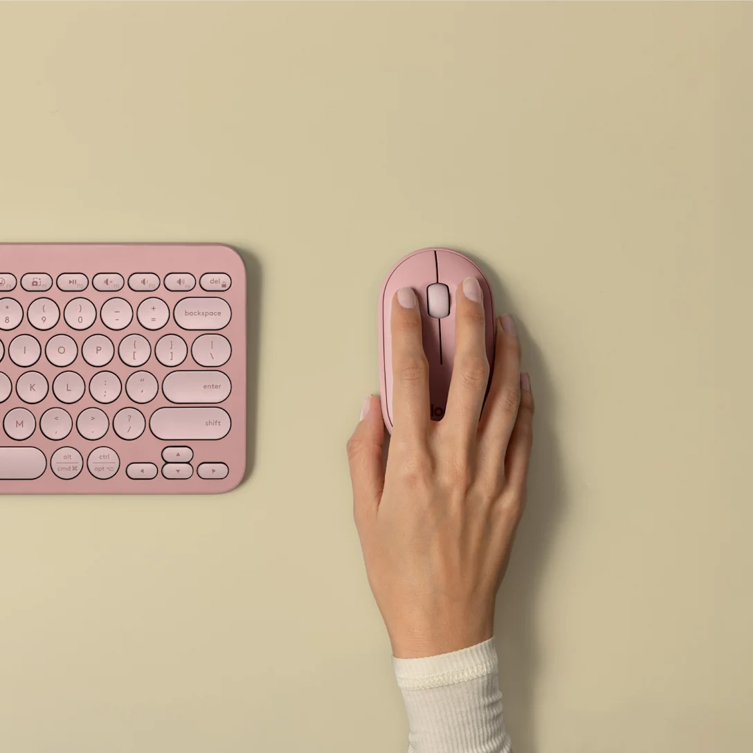 MOUSE LOGITECH PEBBLE 2 M350S BLUETOOTH/WIRELESS ROSE (910-007048)-P