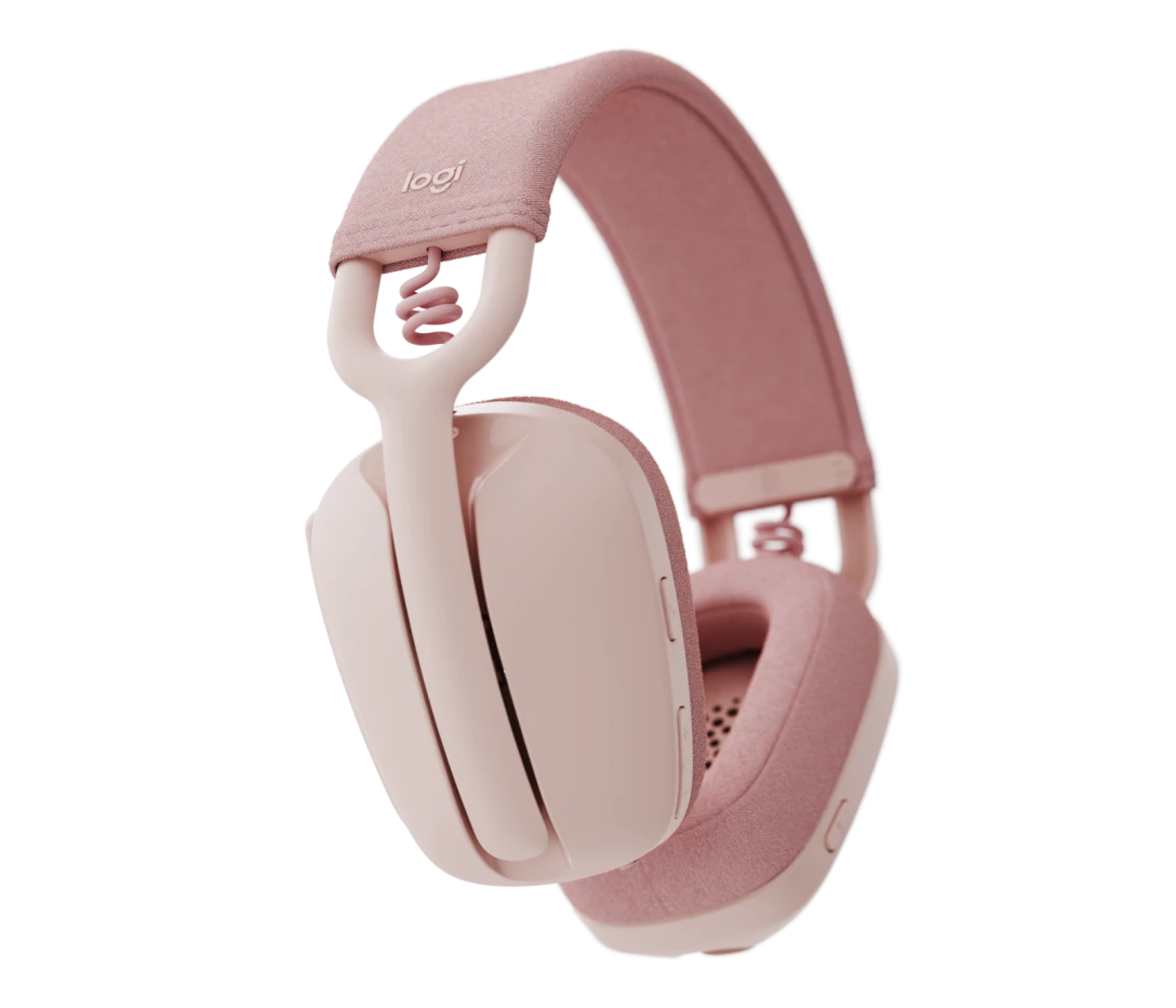 AUDIFONO C/MICROF. LOGITECH ZONE VIBE 100 BLUETOOTH ROSE (981-001223)