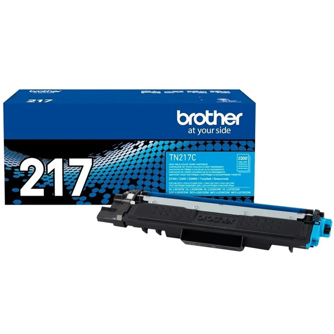 TONER BROTHER TN217C CIAN(L3270/L3551/L3750)2300 PAG.