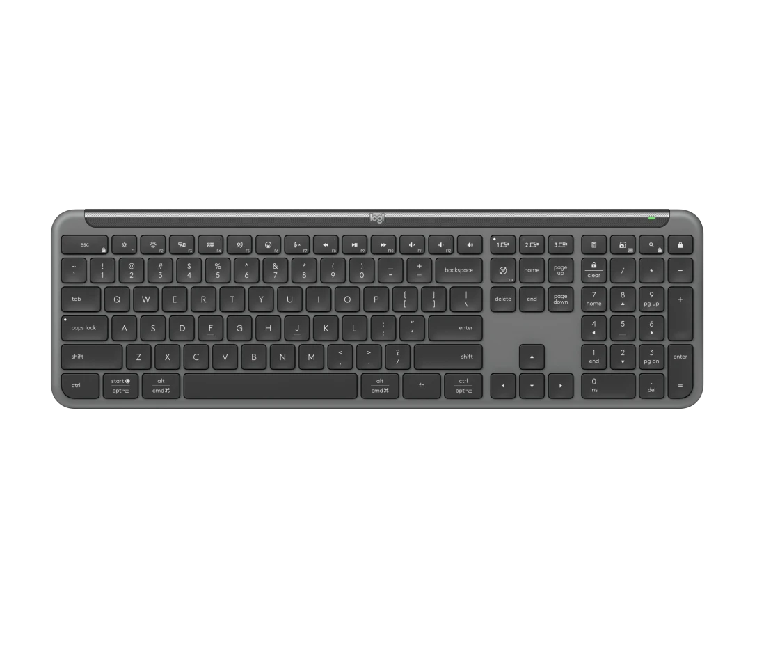 TECLADO LOGITECH SLIM SILENT K950 WIRELESS BOLT/BLUETOOTH SP WHITE (920-012593)