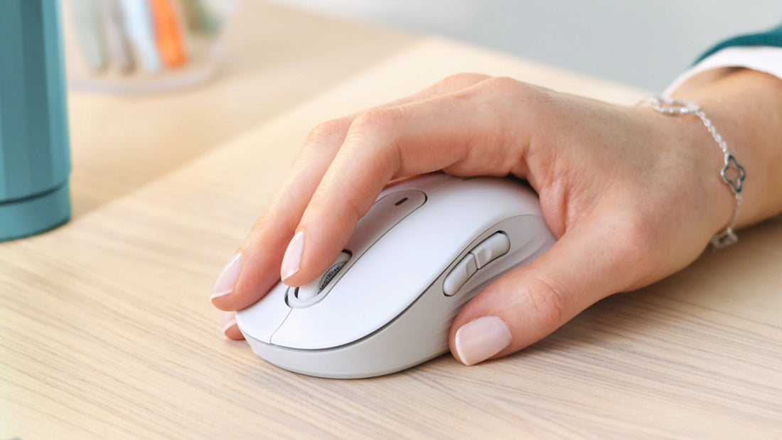 MOUSE LOGITECH SIGNATURE M650 SILENT LARGE WIRELESS/BLUETOOTH WHITE (910-006233)