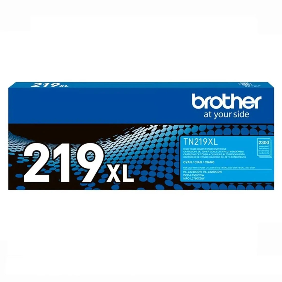 TONER BROTHER TN219XLC CYAN(L3560, L3760,L3280)2300 PAG.