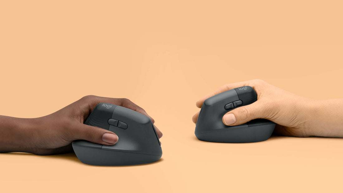MOUSE LOGITECH LIFT VERTICAL WIRELESS/BT BLACK (910-006466)-P