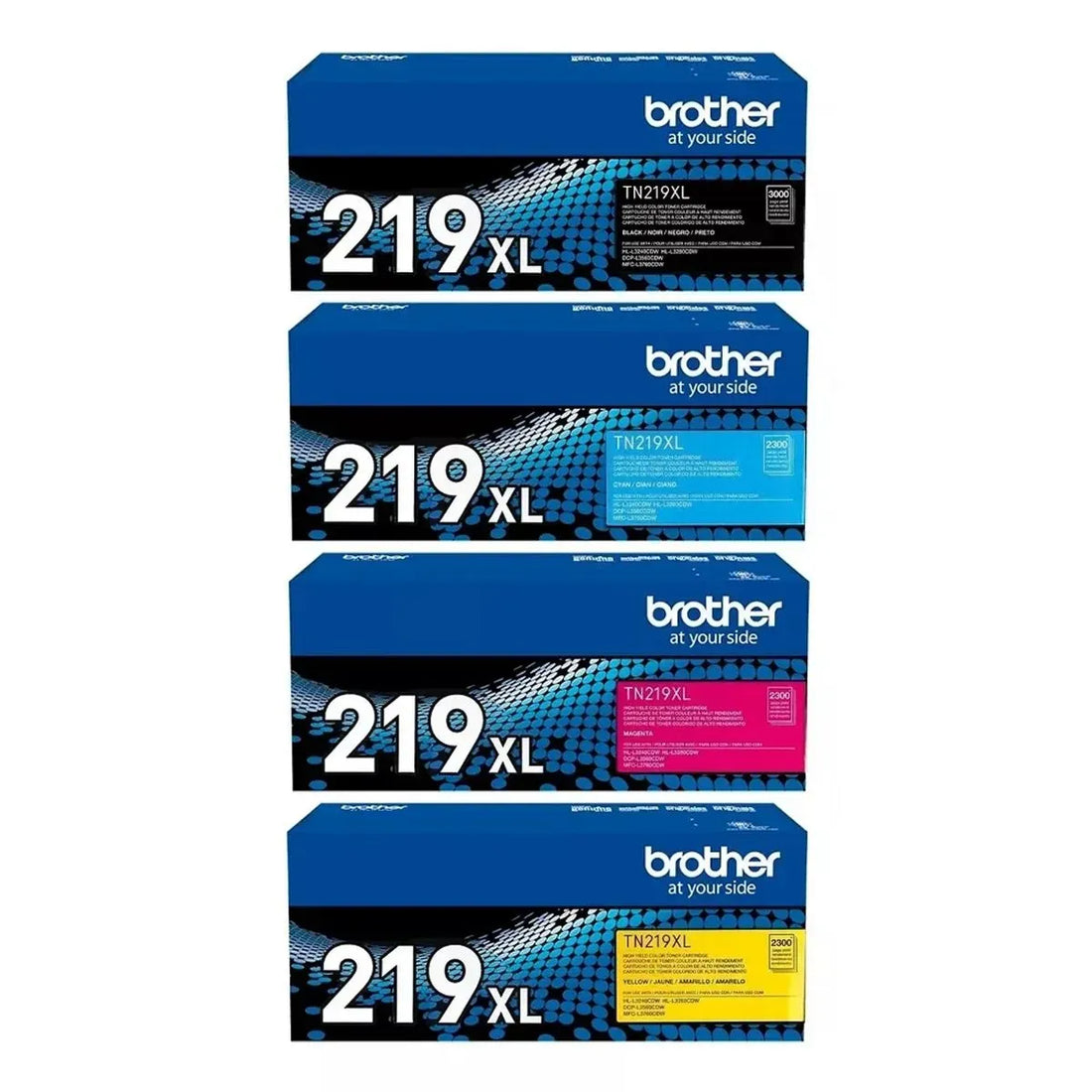 TONER BROTHER TN219XLC CYAN(L3560, L3760,L3280)2300 PAG.