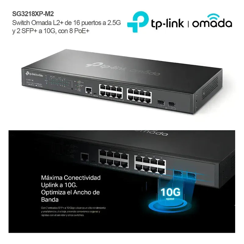 SG3218XP-M2 SWITCH 2.5G POE+ ALTO RENDIMIENTO TP-LINK