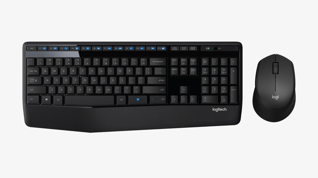 TECLADO LOGITECH + MOUSE MK345 WIRELESS USB SP BLACK (PN 920-007820)