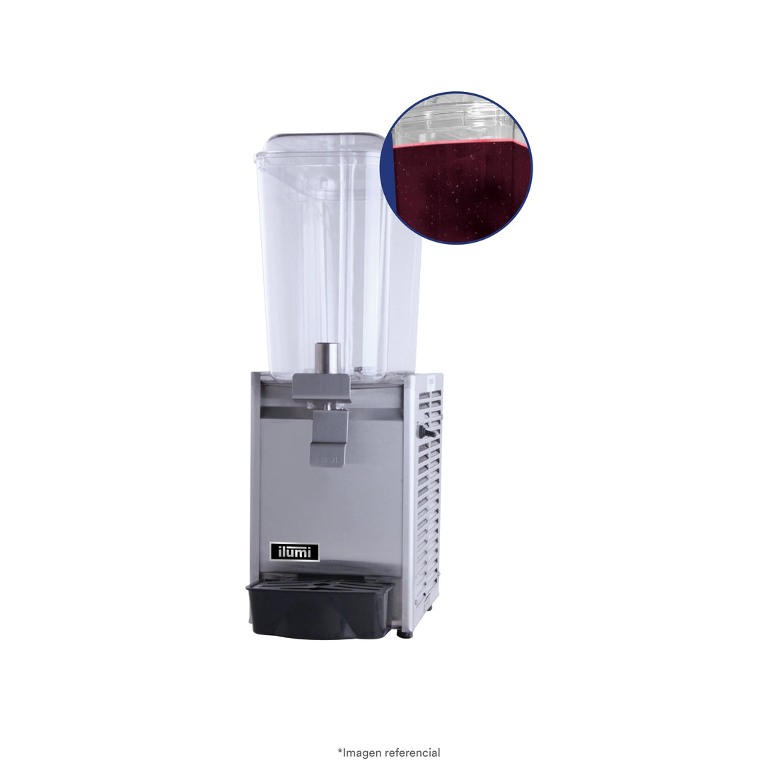 Dispensador De Jugos 1 Pozas 18L Ilumi
