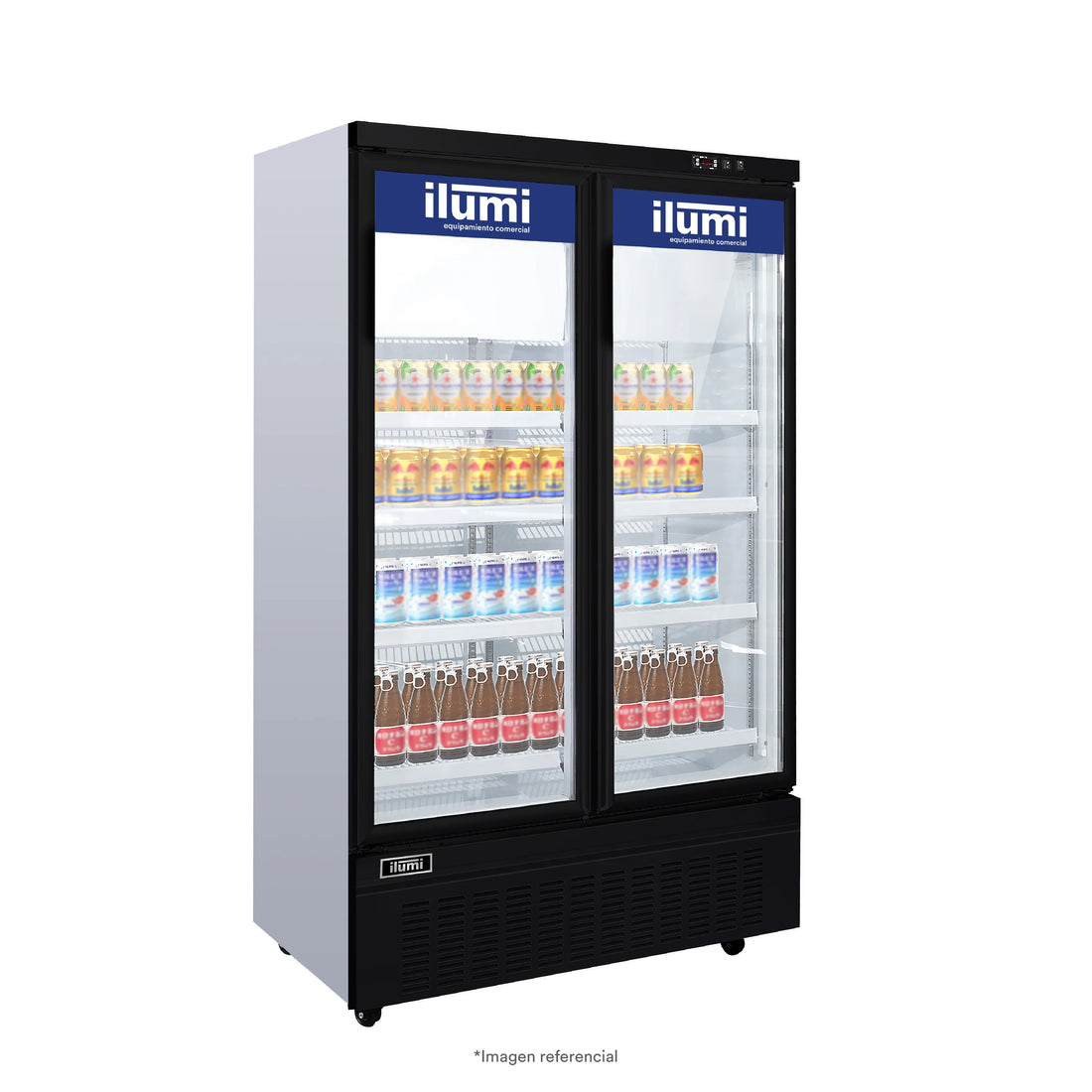 Congelador exhibidor de 1100 litros Ilumi