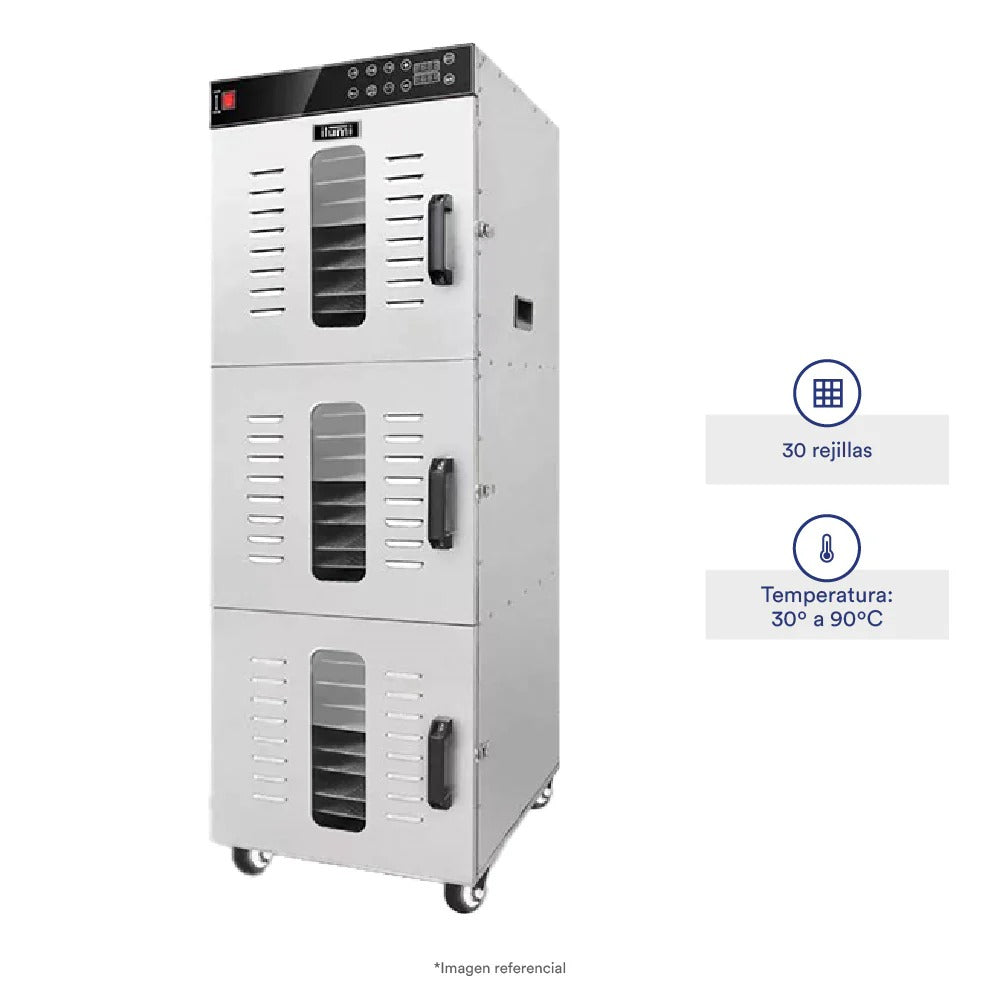 Horno Industrial Deshidratador 30 Bandejas Ilumi