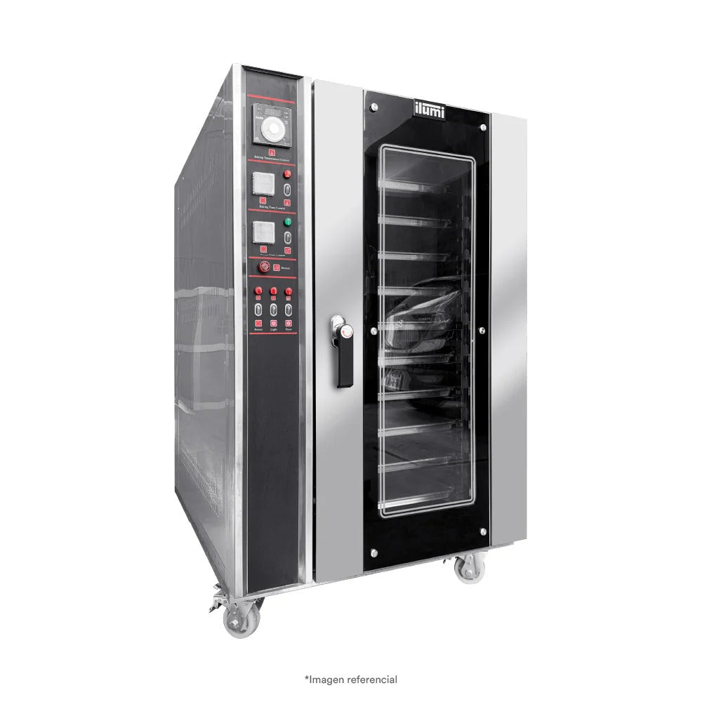 Horno Industrial Convector A Gas De 10 Bandejas Ilumi