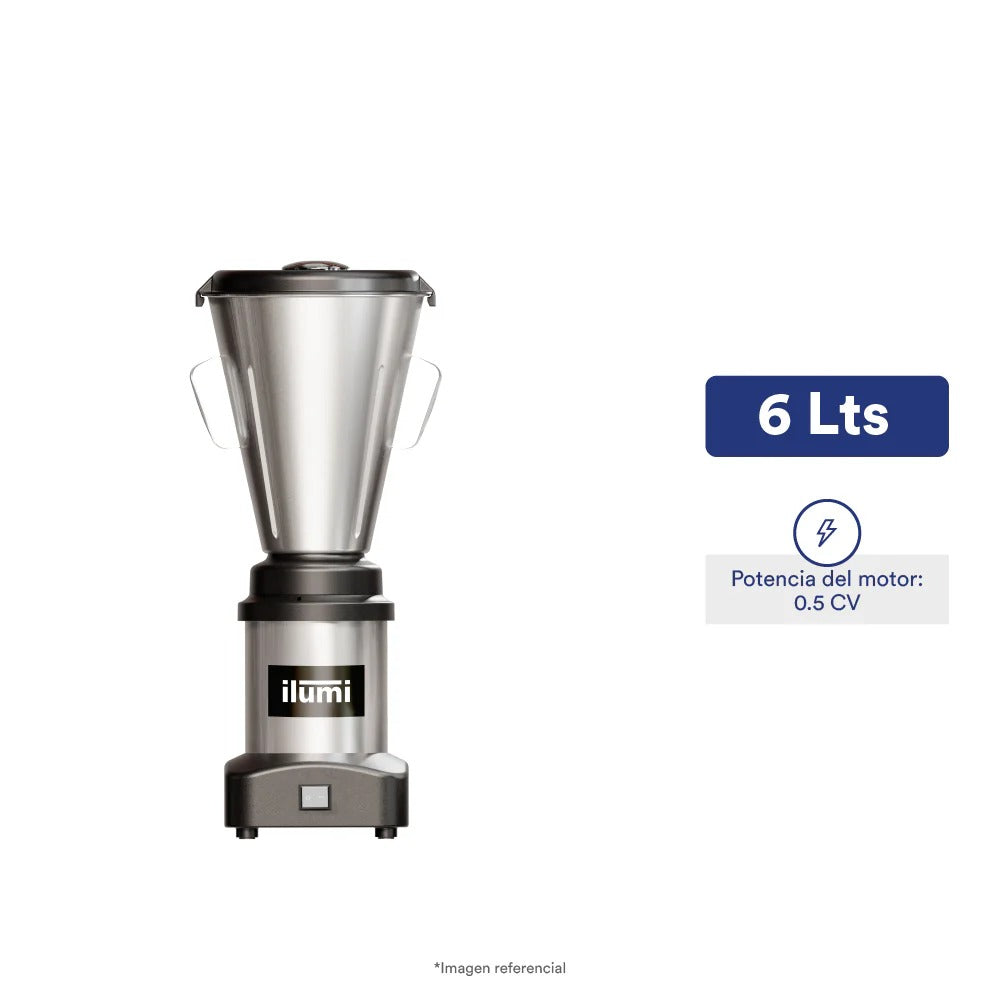 Licuadora Industrial Comercial 6L Ilumi