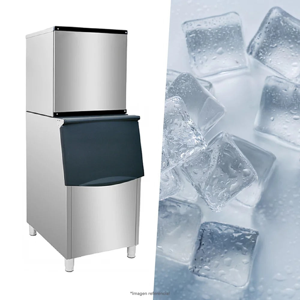 Máquina De Hielo De Hasta 150 Kilos Al Día Mh-150 Ilumi