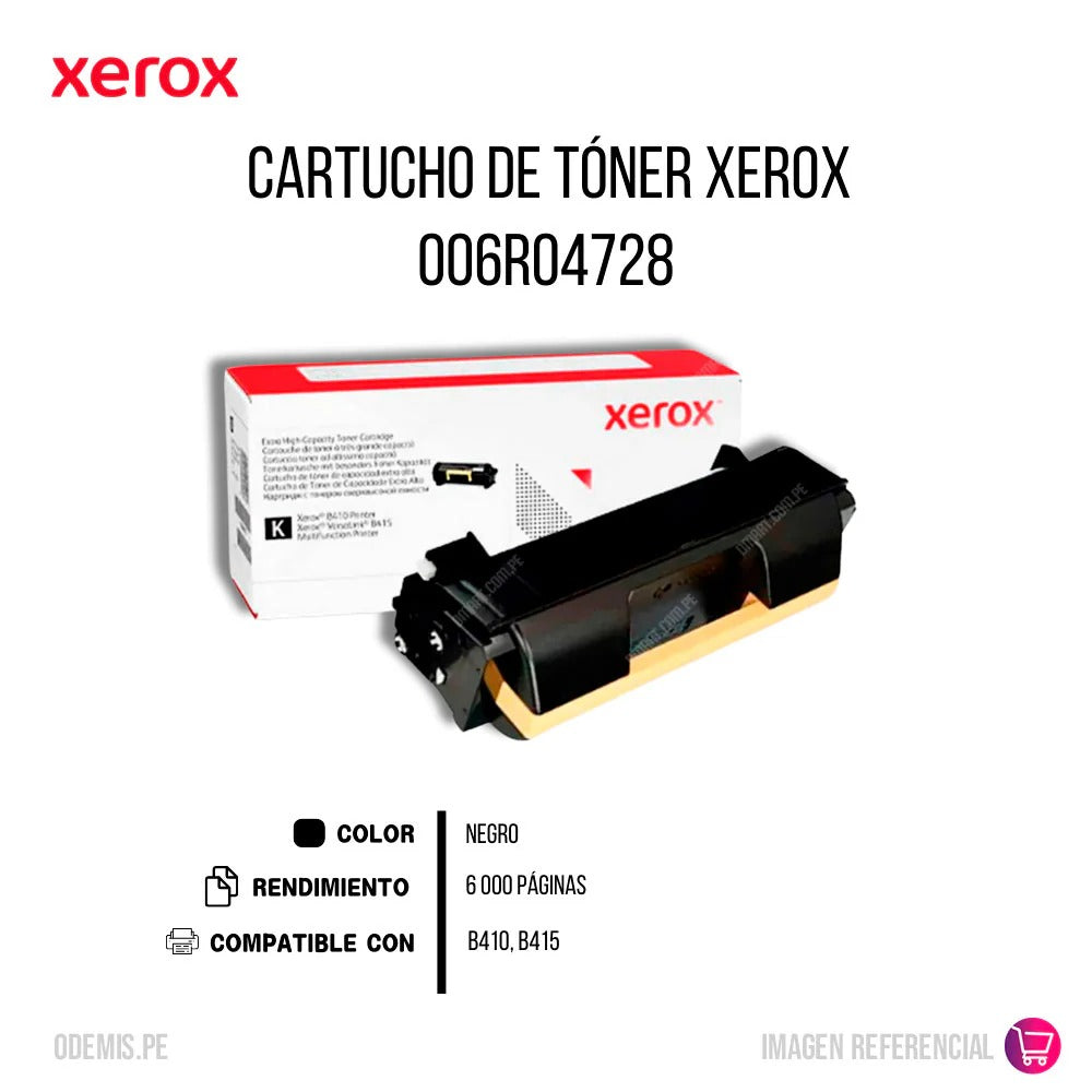 TONER XEROX 006R04728 6K PARA B410 B415